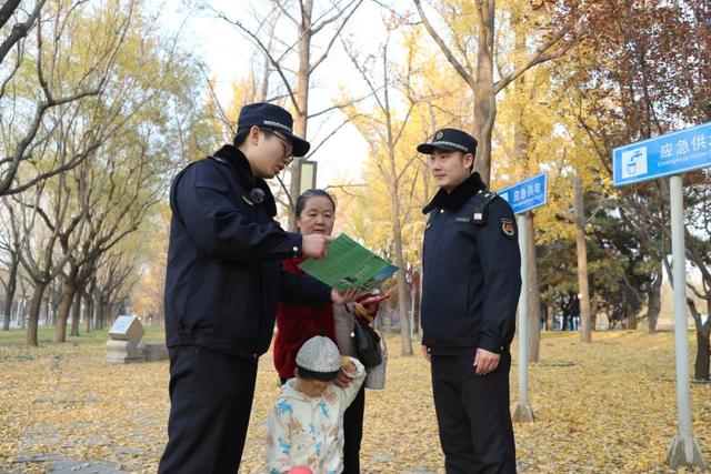 落叶不扫留秋韵!东城城管守护“秋日限定浪漫”