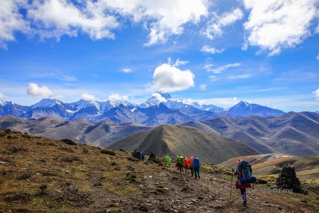 贡嘎大环线：在雪山的凝视下，与艰辛同行之子梅垭口（原创）