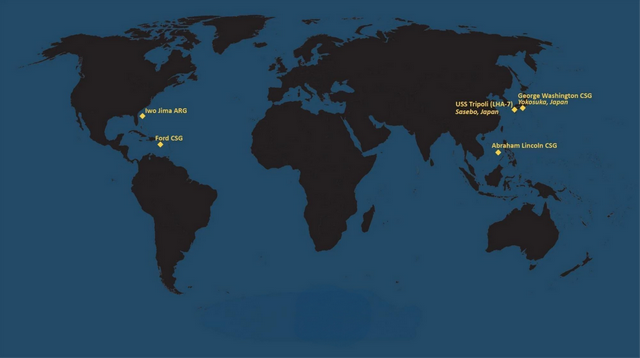 美要对伊朗动手？美航母在哪非唯一标准