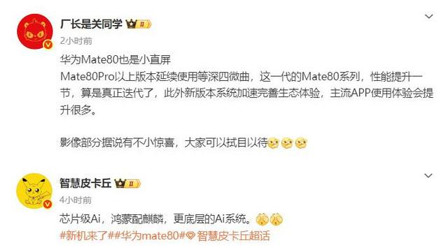 华为Mate80再次曝光：小直屏+芯片级AI，影像也有惊喜