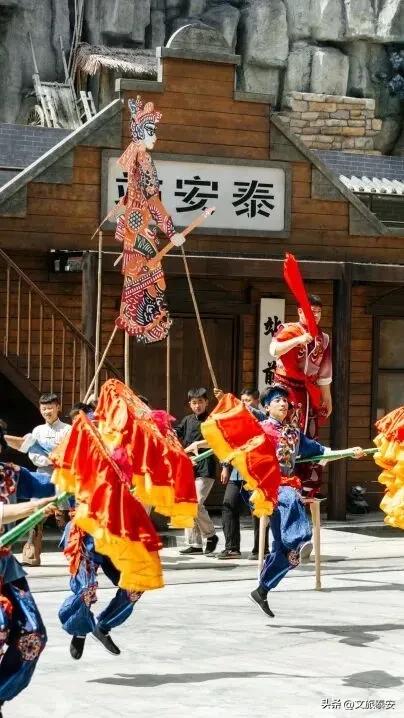 精彩演艺+国风古韵+非遗皮影+特色美食……被泰安这个免费景区硬控3小时!