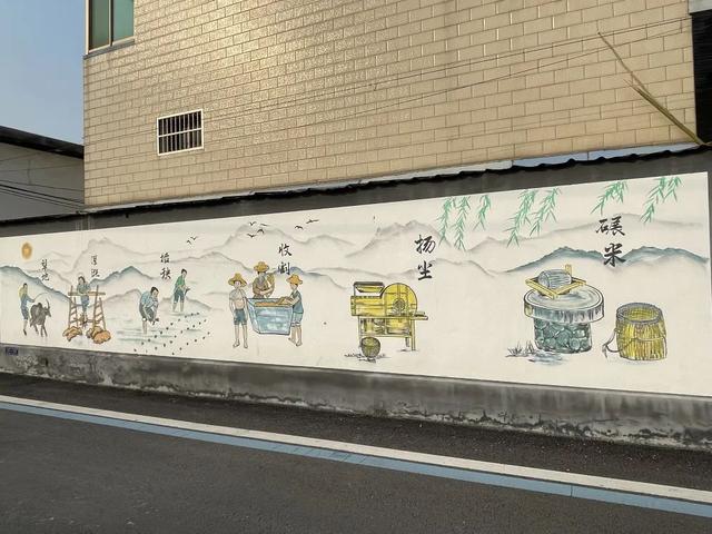 现场实拍界牌镇张家埭村，村景好美