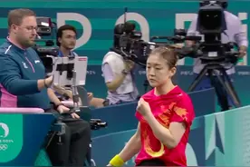 4-0横扫！陈梦击败韩国选手申裕斌晋级奥运会乒乓球女单决赛，暂停时马琳告诉陈梦要坚决图片