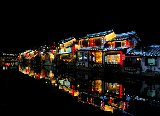 中国十大最美水乡古城古镇夜景