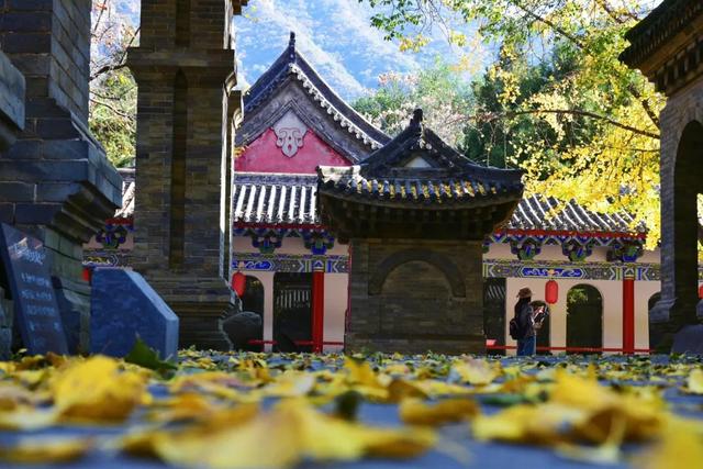 巩义青龙山的秋天美成壁纸，随手一拍都是大片！