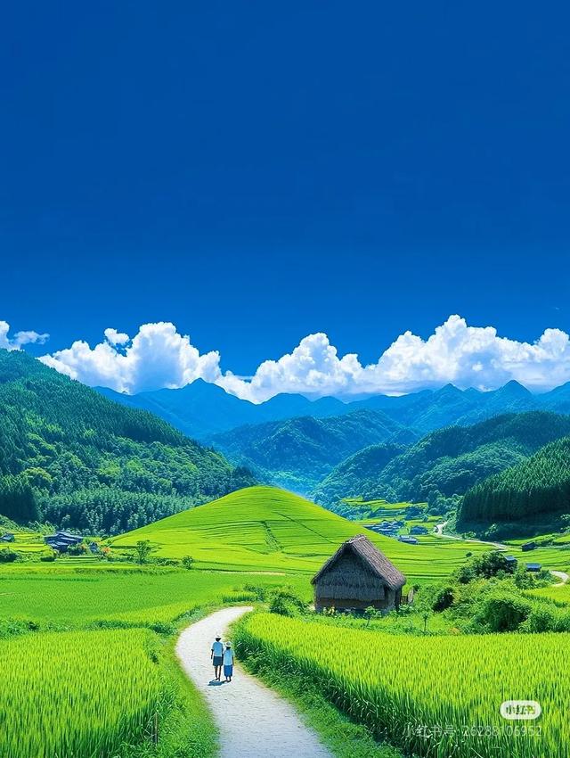 青山绿水风光旖旎