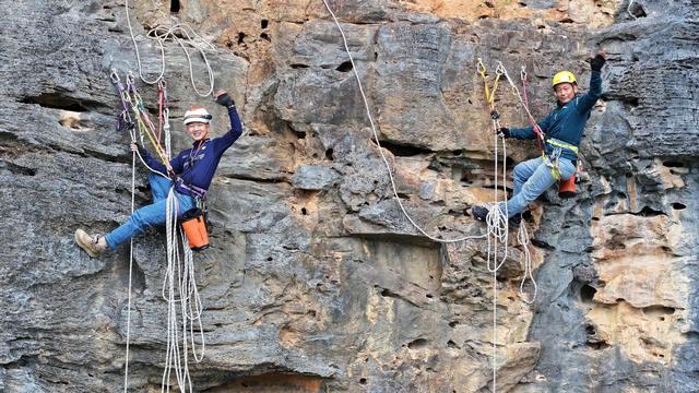 岩壁芭蕾即将上演！昌江秘境攀岩赛11月底燃动山水间