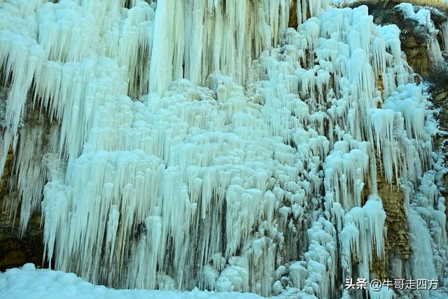 虎峪冰瀑：山谷里的冬日秘境、现实版的冰雪奇缘