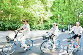 春日出游刮起绿色风 共享单车骑行量涨幅超三成图片