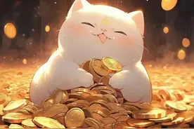 招财猫暴富头像 见者发财图片