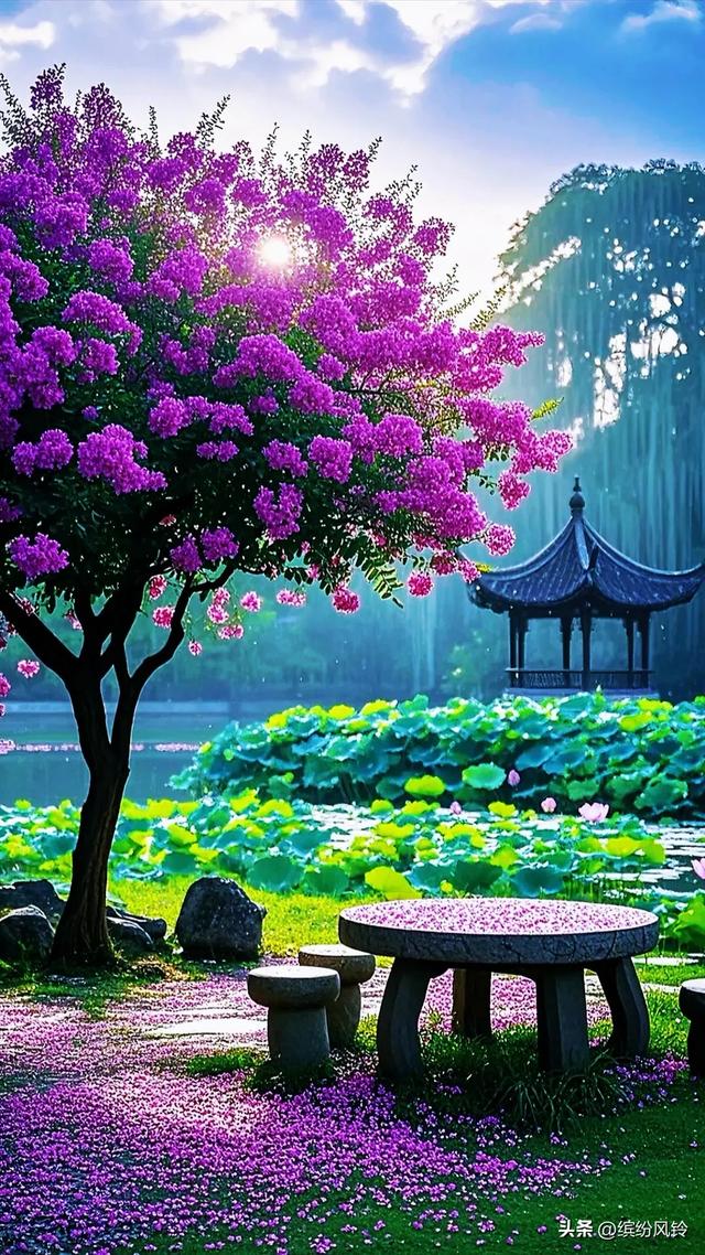 雨落芳华，打湿青石板路