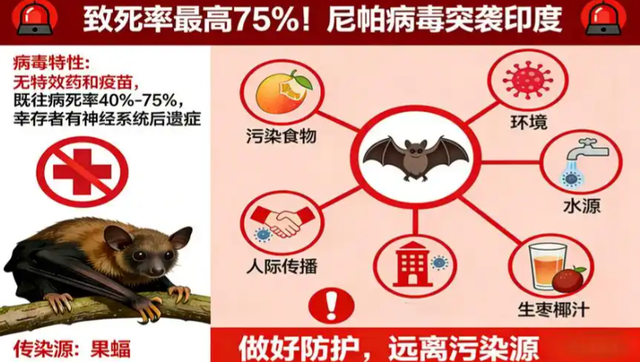 “尼帕病毒”来势汹汹	，呼吁：每家备好5样东西，关键时刻能救命