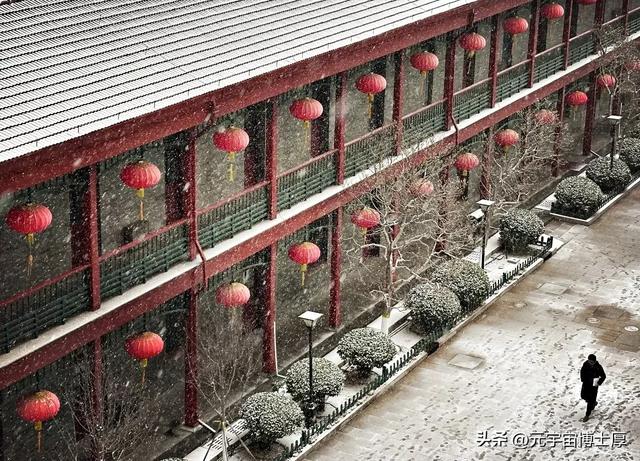 北京下雪后天寒地冻数九寒天大雪小雪冬至又一年注意保暖