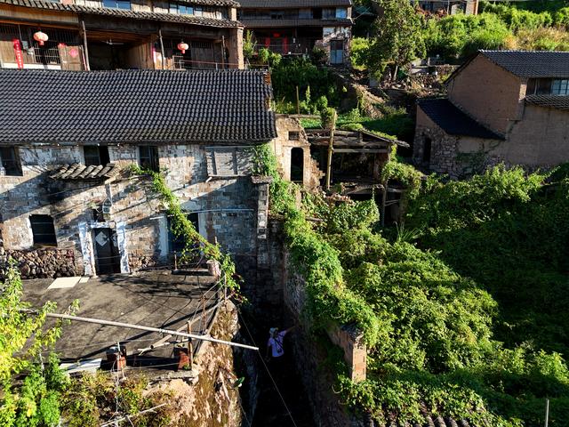 浙江仙居越王古道叶岩头村