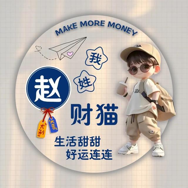 超好看姓氏头像制作！李、孙、赵、钱