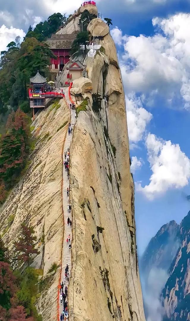 华山风景的美