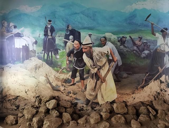 游新疆吐鲁番的坎儿井和葡萄沟