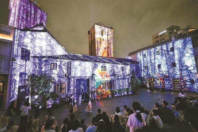 观澜古墟“夜画”再添新章！古墟光影窥见《传承之旅》