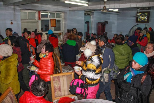 十二年前我在千山五龙宫寺庙吃粥！