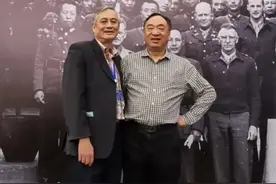 2021年，陈长捷嫡孙陈峥，一张公开留影，和祖父的外貌有几分相似图片