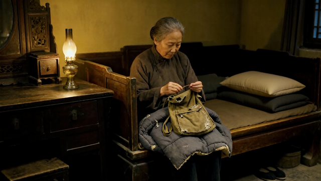 老槐树下的驼影