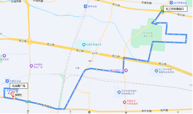 石家庄北站8条公交线路拟优化调整