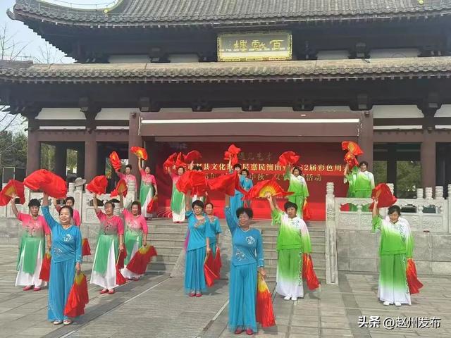 “双节”同庆！赵州桥畔非遗展演吸引众多游客