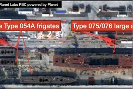 中国为何造这么多军舰？英媒发现答案：唯一目标是战胜美国图片