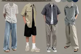 极简韩系松弛感丨休闲通勤男友look图片