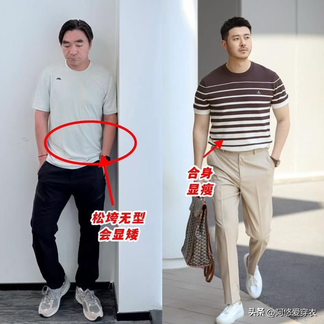 中年男人究竟该不该“上衣塞裤腰”，看完这3组对比你就有答案了