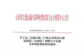 享6折！山西这条高速通行费有优惠图片