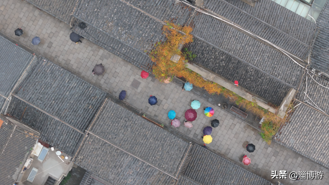 下雨天来淄博周村古商城看看吧，烟雨旱码头，藏着鲁商的实在