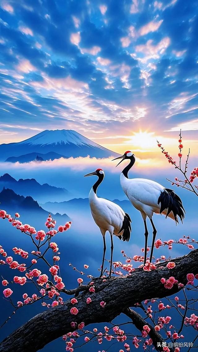 梅开如霞，缀满枝头