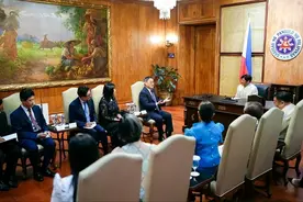 中柬合作项目刚开建，柬埔寨派人访菲，南海问题上丢给菲方一句话图片