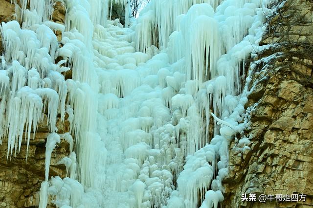 虎峪冰瀑：山谷里的冬日秘境、现实版的冰雪奇缘