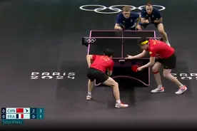 巴黎奥运会乒乓球男团半决赛——中国 3-0 法国（完胜晋级决赛）图片