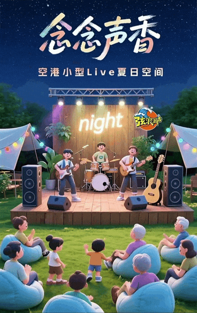 “念念声香” 晚风和鸣 | 空港新城音乐目的地闪耀夏夜！