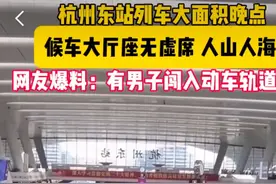 杭州东站旅客跳轨后续：多脏器受损进ICU，目击者发声，网友怒斥图片