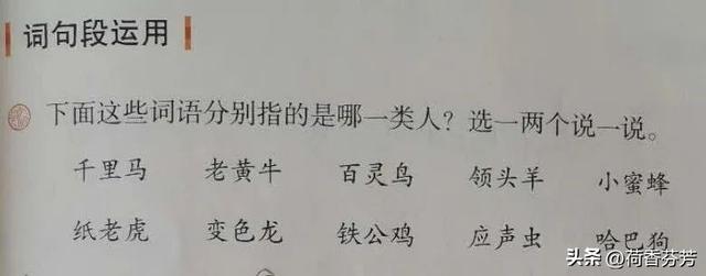 【词句段运用】学习用动物比喻某一类人+语气词（四下园四T1）