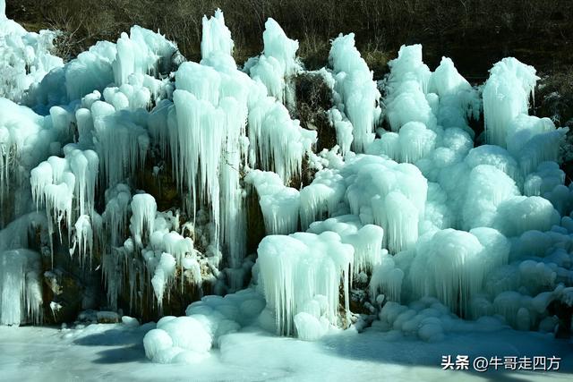 虎峪冰瀑：山谷里的冬日秘境、现实版的冰雪奇缘