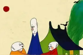 父亲阿达和《三个和尚》图片