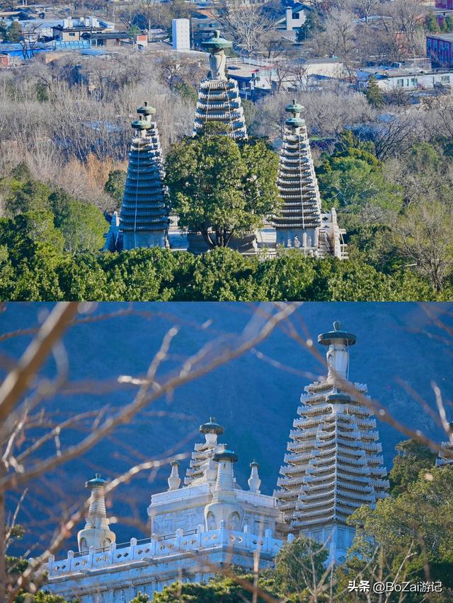逛十次香山才发现，碧云寺藏金刚塔，机位超绝