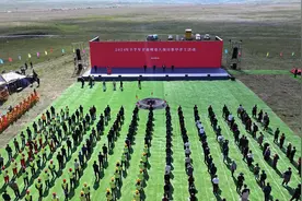 2024年下半年甘南州重大项目集中开工活动在夏河举行图片