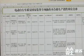 146批次电动自行车不合格 涉及雅迪、爱玛、九号等知名品牌图片