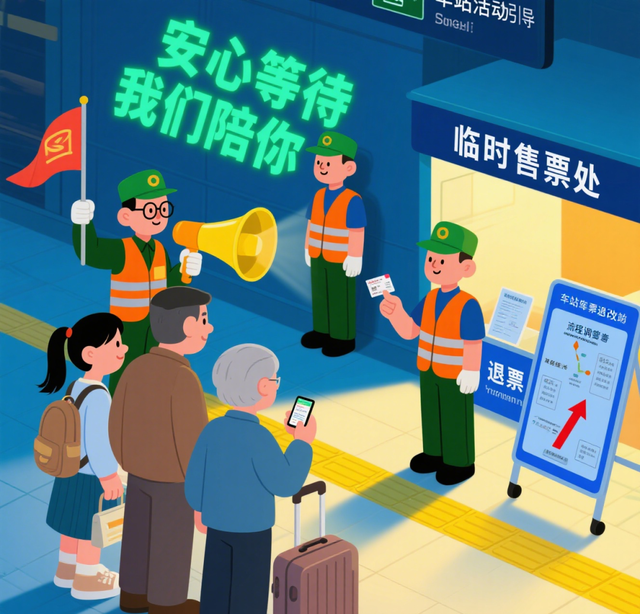阿坝州动车为游客刹一脚