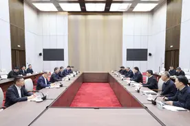 国家电网与中国电气装备举行会谈图片