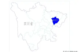 四川省南充市下辖各区（县、市）简介及地图分享图片
