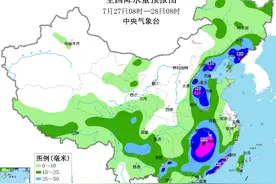强降雨高温形势大变！今天夜间至28日天气预报，大暴雨分布如下图片