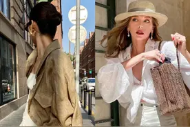 今夏流行一种材质叫“亚麻”，舒服清凉，有钱人特别喜欢穿它图片