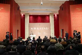 陈杰简帛书法展在中国美术馆开幕图片